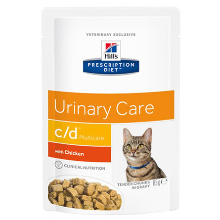 Влажный диетический корм для кошек Hill's Prescription Diet c/d Multicare Urinary Care при профилактике мочекаменной болезни (мкб) – интернет-магазин Ле’Муррр