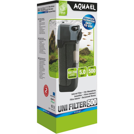 AquaEL UNIFILTER 500 Внутренний фильтр для аквариумов 100-200 л, 500 л/ч – интернет-магазин Ле’Муррр