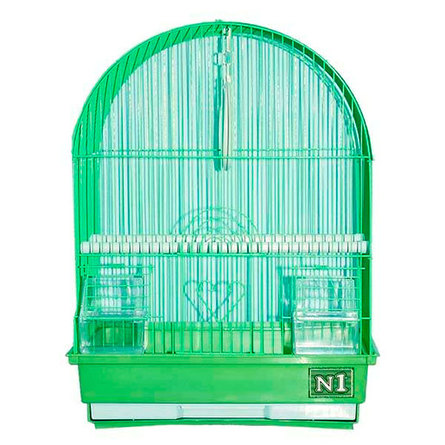 N1 клетка для птиц овальная,укомплектованная (ДКпА100) – интернет-магазин Ле’Муррр