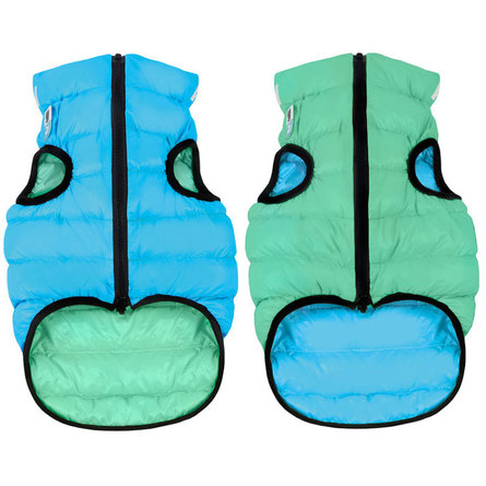 Collar AiryVest Lumi Куртка двухсторонняя светящаяся для собак, салатово-голубая – интернет-магазин Ле’Муррр