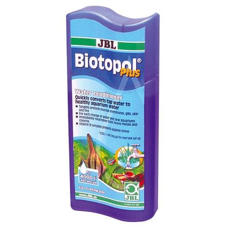 JBL Biotopol plus Кондиционер для воды с высоким содержанием хлора, 500 мл, на 8000 л – интернет-магазин Ле’Муррр