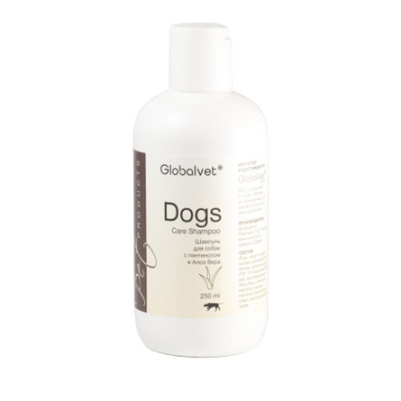 GlobalVet Dogs Care Shampoo Шампунь для собак (с пантенолом и алое вера) – интернет-магазин Ле’Муррр